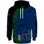 Utah Jazz Hoodie - Custom Navy Black – Minimalist Design