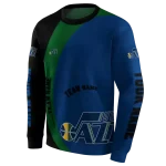 personalized-utah-jazz-minimalist-design-navy-black-hoodie-best-selling
