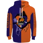 Phoenix Suns Hoodie - Purple with Heartbeat Graphic – NBA Apparel