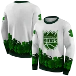 sacramento-kings-lucky-motif-white-green-hoodie-best-selling