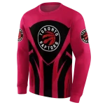 toronto-raptors-concentric-lines-red-black-hoodie-best-selling
