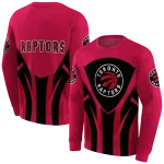 toronto-raptors-concentric-lines-red-black-hoodie-best-selling