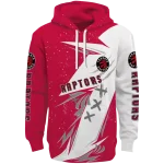 Toronto Raptors Hoodie - Red White Dynamic Slash – NBA Fan Gear
