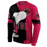 toronto-raptors-playful-snoopy-red-hoodie-best-selling