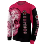toronto-raptors-sugar-skull-red-black-hoodie-best-selling