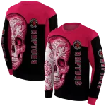 toronto-raptors-sugar-skull-red-black-hoodie-best-selling