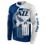 utah-jazz-graphic-punisher-navy-white-hoodie-best-selling