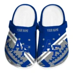 Air Force Falcons Clogs - Personalized Football Motif Blue