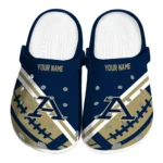 Akron Zips Clogs - Customized Football Motif Blue