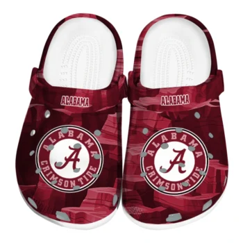 Alabama Crimson Tide Clogs - Canyon Layers Crimson