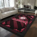 Alabama Crimson Tide Rug - Torn Mesh Crimson