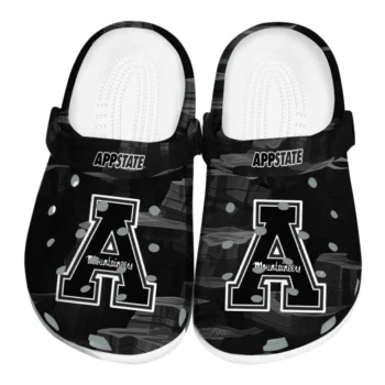 Appalachian State Mountaineers Clogs - Canyon Layers Black