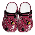 Arizona Cardinals Clogs - Football Icons Red