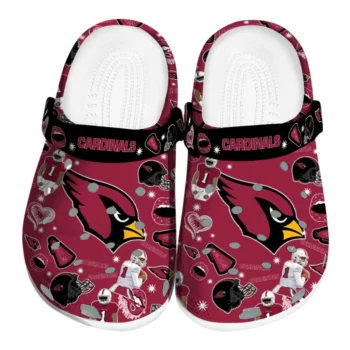 Arizona Cardinals Clogs - Football Icons Red