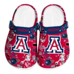 Arizona Wildcats Clogs - Football Icons Red