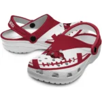arkansas-razorbacks-clog-customized-football-motif-red-best-selling.webp