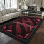 Arkansas Razorbacks Rug - Torn Mesh Red