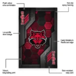 arkansas-state-red-wolves-rug-hexagonal-grid-pattern-scarlet-best-selling.webp