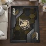 army-black-knights-rug-hexagonal-grid-pattern-gold-best-selling.webp