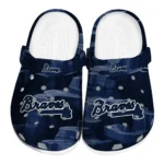 Atlanta Braves Clogs - Canyon Layers Navy