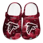 Atlanta Falcons Clogs - Canyon Layers Red