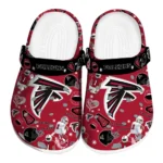 Atlanta Falcons Clogs - Football Icons Red