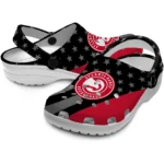 atlanta-hawks-clog-stellar-stripes-theme-red-black-best-selling.webp