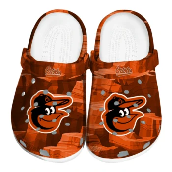 Baltimore Orioles Clogs - Canyon Layers Orange