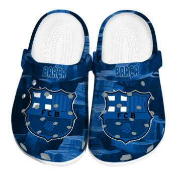 Barcelona Clogs - Canyon Layers Blue