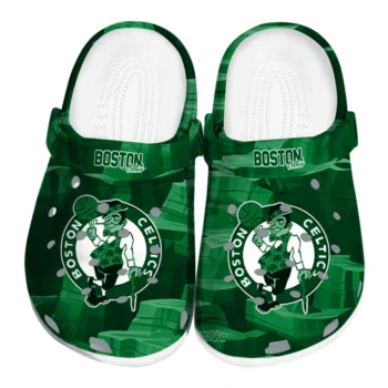 Boston Celtics Clogs - Canyon Layers Green