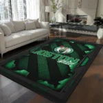 Boston Celtics Rug - Torn Mesh Green