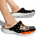 bowling-green-falcons-clog-stellar-stripes-theme-orange-black-best-selling.webp