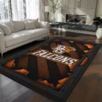 Bowling Green Falcons Rug - Torn Mesh Orange