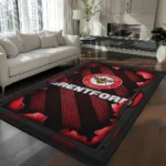 Brentford Rug - Torn Mesh Red