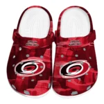 Carolina Hurricanes Clogs - Canyon Layers Red