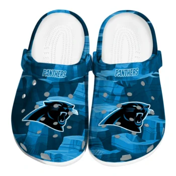 Carolina Panthers Clogs - Canyon Layers Blue