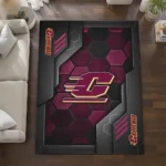 central-michigan-chippewas-rug-hexagonal-grid-pattern-maroon-best-selling.webp