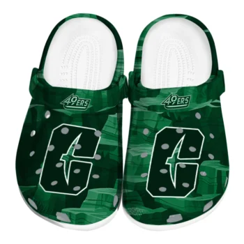 Charlotte 49ers Clogs - Canyon Layers Green