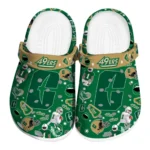 Charlotte 49ers Clogs - Football Icons Green