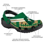charlotte-49ers-clog-personalized-football-motif-green-best-selling.webp