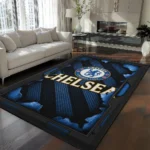 Chelsea Rug - Torn Mesh Royal Blue