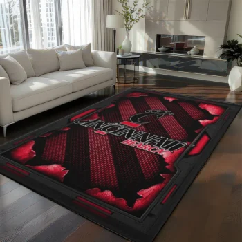 Cincinnati Bearcats Rug - Torn Mesh Red