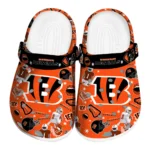 Cincinnati Bengals Clogs - Football Icons Orange