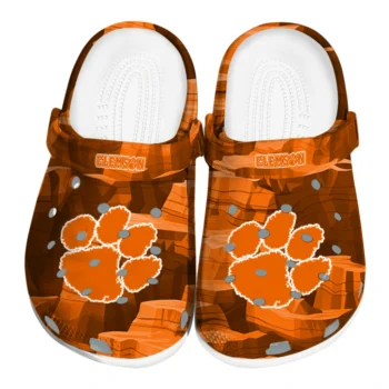 Clemson Tigers Clogs - Canyon Layers Orange