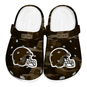 Cleveland Browns Clogs - Canyon Layers Brown