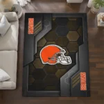 cleveland-browns-rug-hexagonal-grid-pattern-brown-best-selling.webp