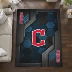 cleveland-guardians-rug-hexagonal-grid-pattern-navy-blue-best-selling.webp