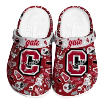Colgate Raiders Clogs - Football Icons Maroon