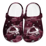 Colorado Avalanche Clogs - Canyon Layers Burgundy