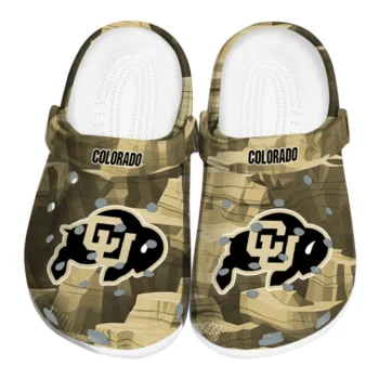 Colorado Buffaloes Clogs - Canyon Layers Gold